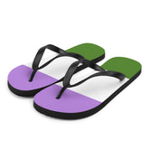 Genderqueer Pride Flip-Flops
